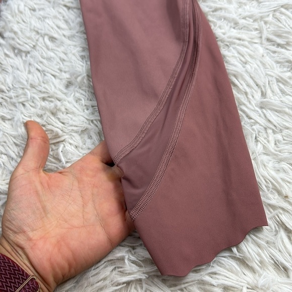 Lululemon Wunder Under HR Crop 23" *Updated Scallop Full-On Luxtreme Spiced Chai - Picture 2 of 8